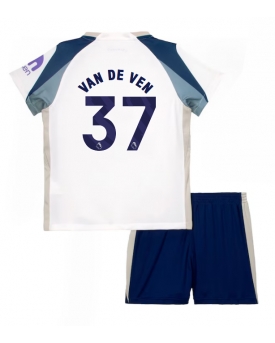 Billige Fotballdrakt Tottenham Hotspur Micky van de Ven #37 Replika Hjemmedraktsett Barn 2025-26 Kortermet (med bukser)